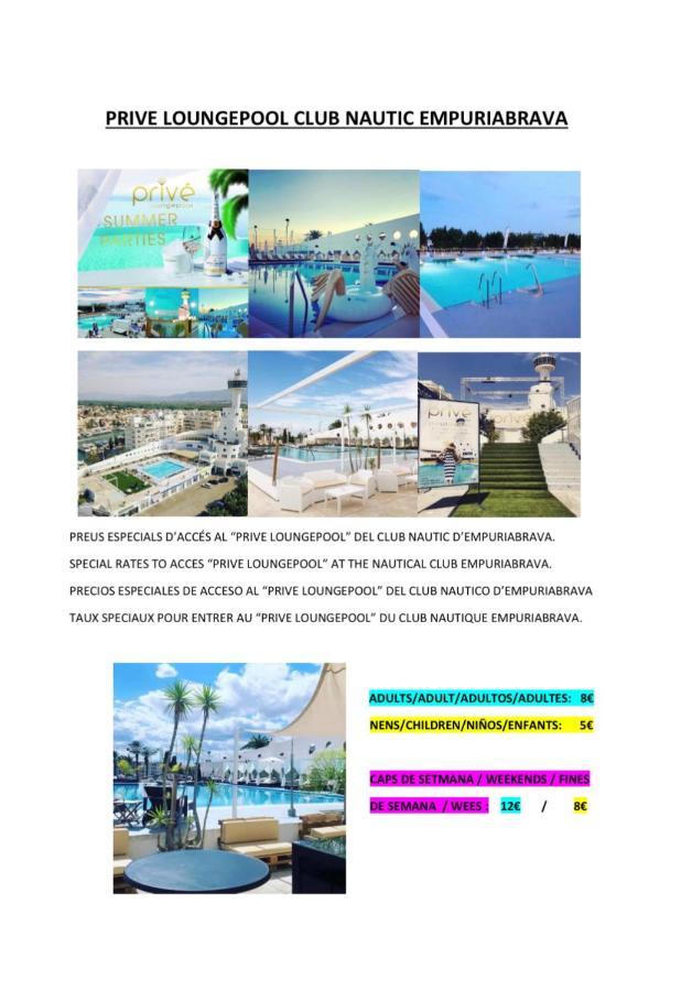 Empuria Beach D-Luxe Empuriabrava Exterior foto